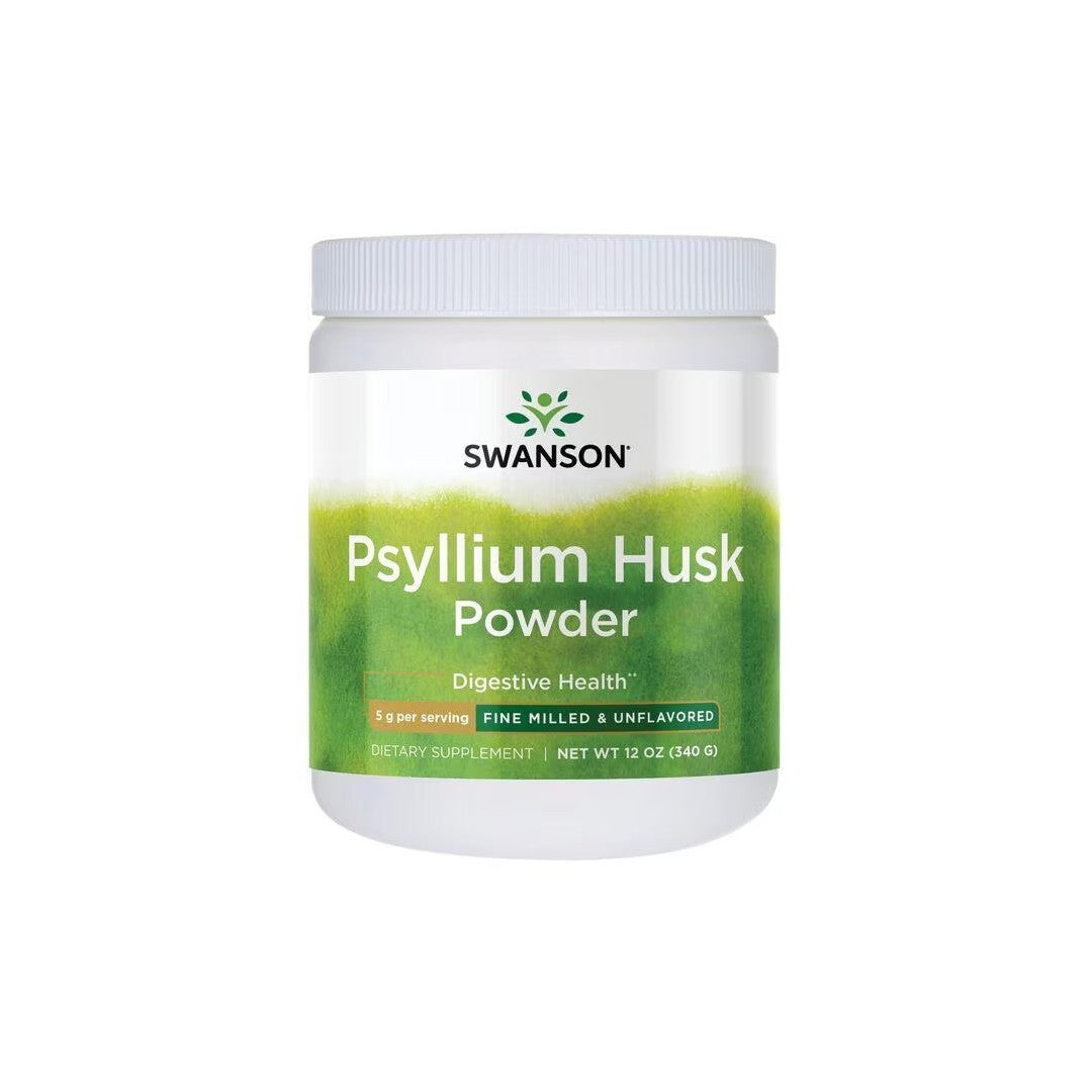 Flohsamenschalenpulver - fein gemahlen & geschmacksneutral 340 g Swanson Health Products